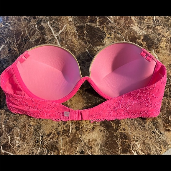 Strapless Victoria’s Secret PINK heartbreaker push up bra - Picture 2 of 6